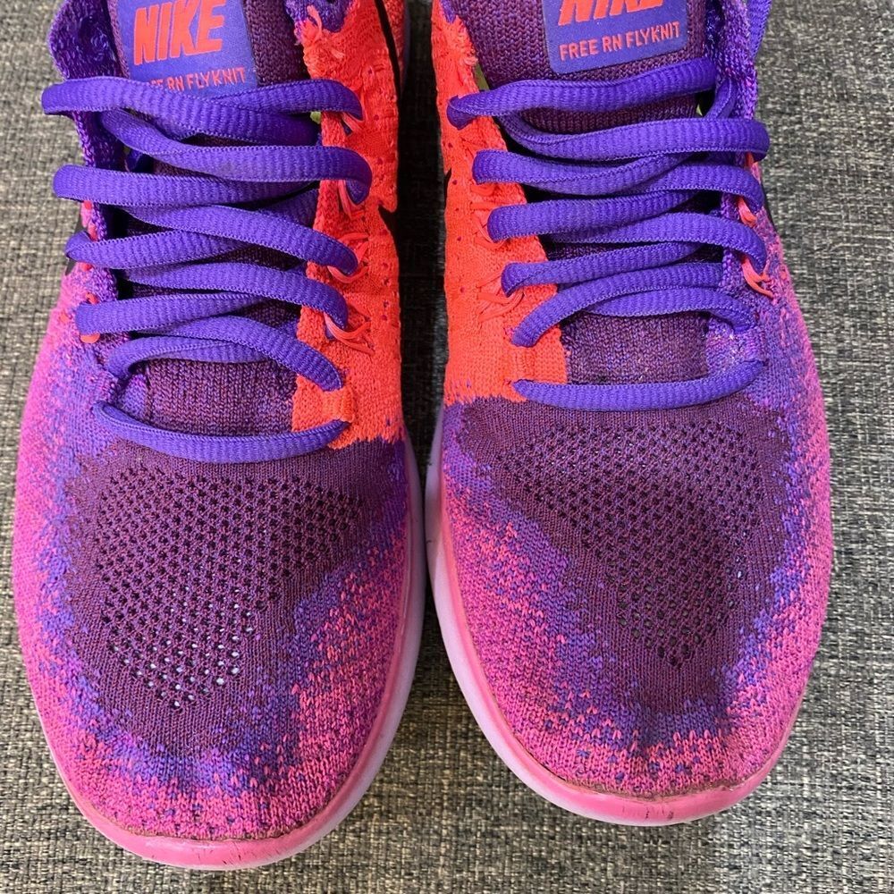 Nike Free RN Flyknit Running Sneakers Women’s Size 6.5 - Picture 3 of 9